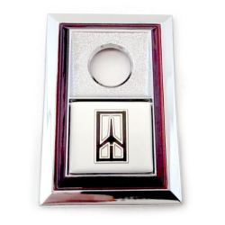1981-88 Oldsmobile Cutlass Rocket METAL Trunk Lock Bezel Ornament Emblem GM #20196929